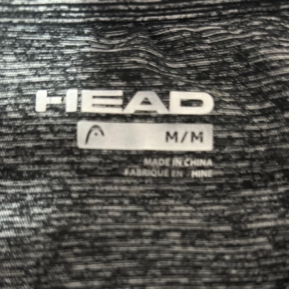 Head Gray Zippered Fitted Sweatshirt MM254 - Picture 8 of 8